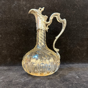 Mielera con mango y cuello del metal plateado s.XX Bucarest Art & Antiques