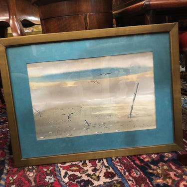 Nemesio Antúnez - Acuarela 'Paisaje de Cucao, Chiloe' Bucarest Art & Antiques