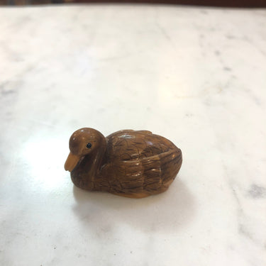 Netsuke pato japonesa Netsuke Bucarest Art & Antiques