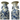 Par de jarrones de cerámica y porcelana | Bucarest Art Gallery Bucarest Art & Antiques
