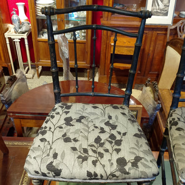 Par de sillas de ópera estilo bambú policromía dorada Bucarest Art & Antiques