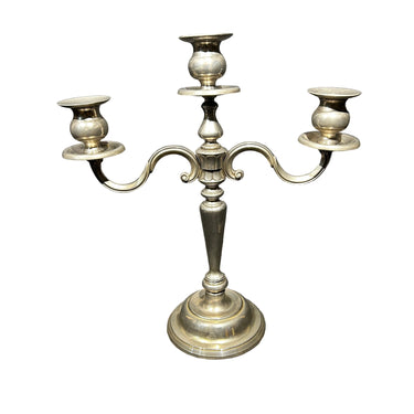 Pareja de candelabros plaqué tres luces Bucarest Art & Antiques