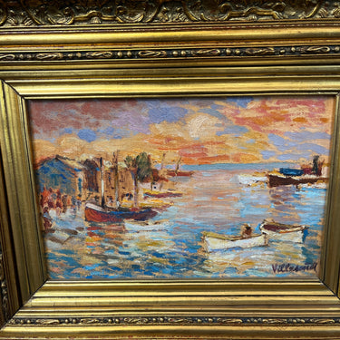 Reinaldo Villaseñor - Óleo sobre tela ‘Botes y reflejos’ Temporada26