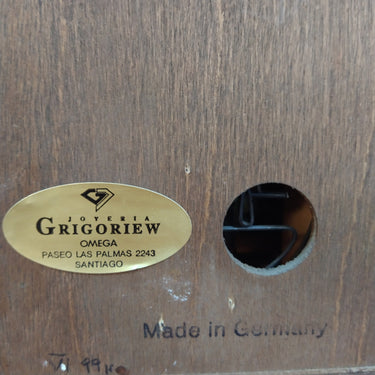 Reloj de pared alemán madera tallada ciervo Bucarest Art & Antiques