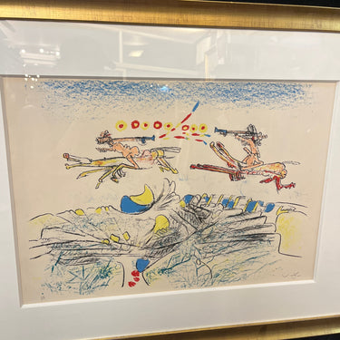 Roberto Matta - Litografía sobre papel ‘Les jupitiens’ EA Bucarest Art & Antiques